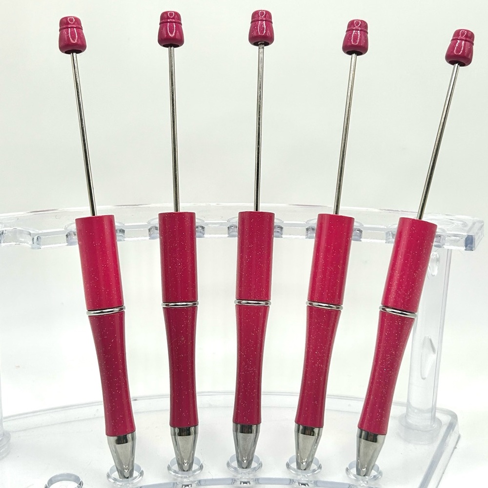 Dark Pink Beadable Pen Bundle